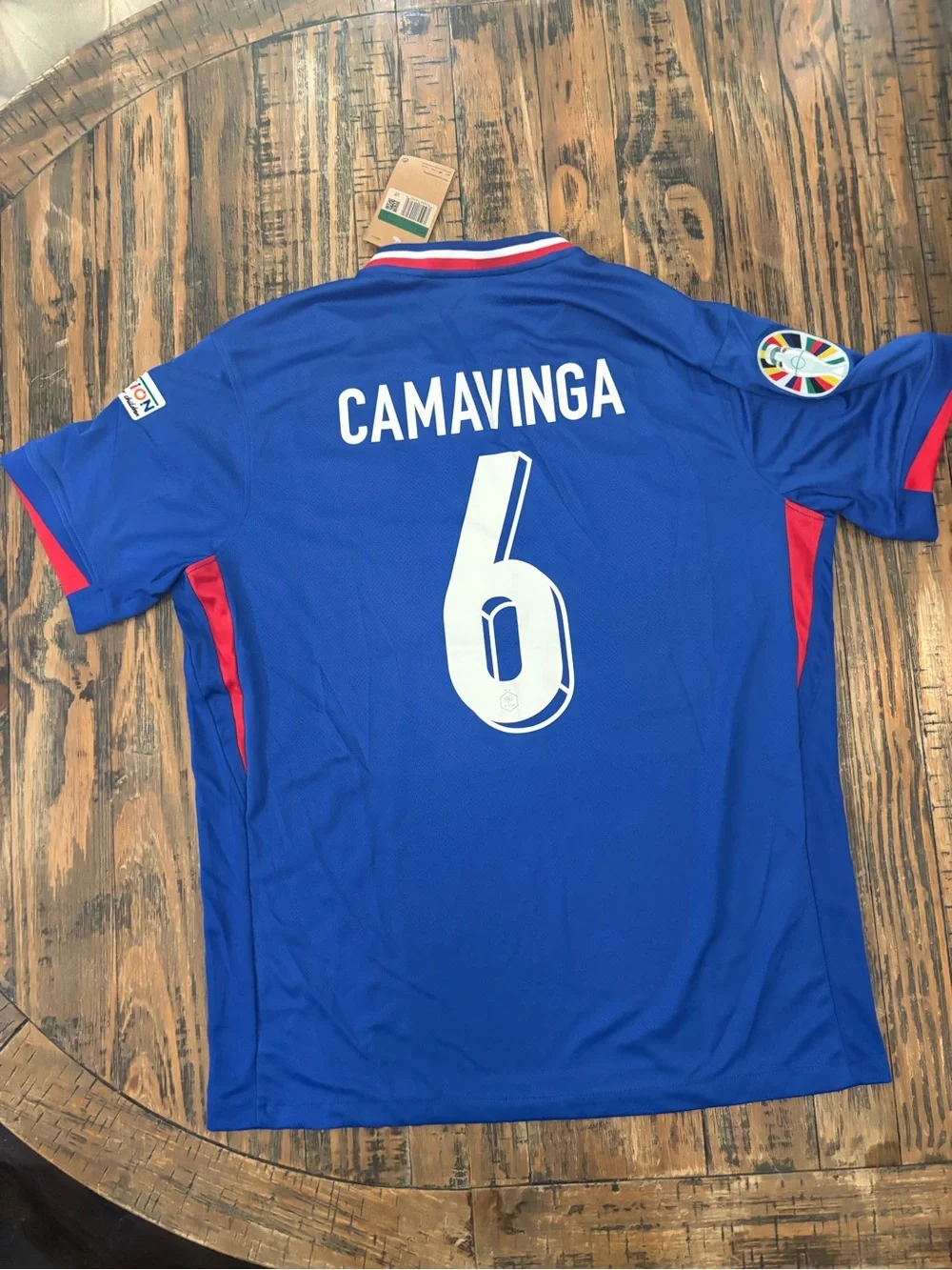 Nike - France National Eduardo Camavinga #6 Jersey